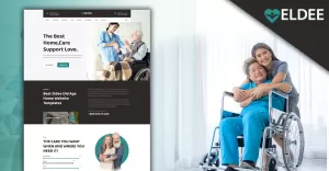 Powar-Eldee Elderly House Care Landing Page WordPress Theme