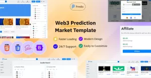 Predix - Web3 betting and Prediction Market HTML  Template