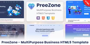 PreeZone - Creative Web Design & Digital Marketing Agency HTML5 Template