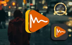 Premium Music logo design- Music Manza - TemplateMonster