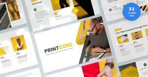 Printcore - Printing Company Presentation Keynote Template