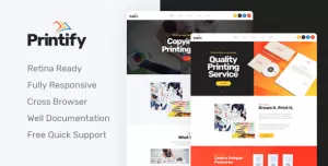 Printify - Attention Grabbing Printing Company HTML Template