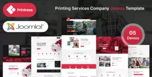 Printress – Printing Services Joomla Template  Press Services
