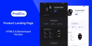 Prodco  Product Landing Page Template