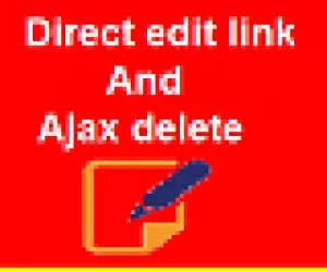 Product Direct Edit Link,Ajax Delete And Extra Product Tabs Inline Editor