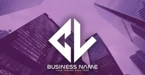 Professional CV Letter Logo Design For Your Business - Brand Identity