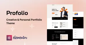 Profolio -  Creative & Personal Portfolio Theme