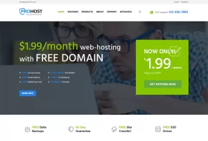 ProHost - Hosting & Technology WordPress Theme