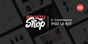 Prosto Shop - E-Commerce PSD Kit