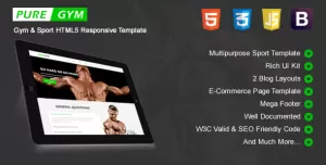 PureGym - Sport & Gym HTML5 Responsive Template