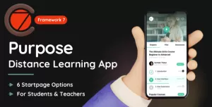 Purpose - Framework7 Education App Template
