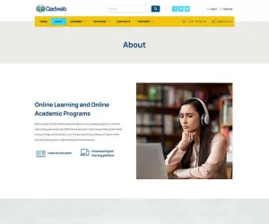 Qadwab - Online e-Learning Elementor Template Kit