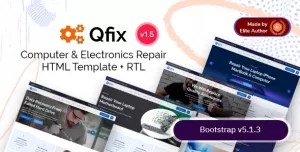 Qfix - Computer & Electronics Repair HTML Template