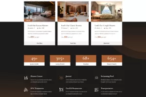 Qomfort - Hotel Booking Elementor Template Kit