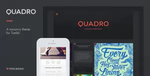 Quadro - A Masonry Theme for Tumblr