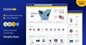 Quickdeal - Electronics, Gadgets and Computers Multipurpose Shopify Responsive Theme
