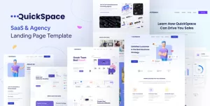 QuickSpace -SaaS & Agency Figma Template