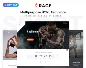 Race - Sports Event Creative Multipurpose HTML5 Website Template