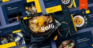 Rafli – Food Business PowerPoint Template - TemplateMonster