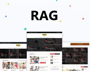 Rag - Blog Magazine HTML Website Template - TemplateMonster