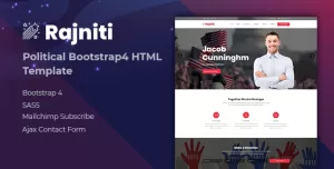 Rajniti - Political Leader Website Template HTML