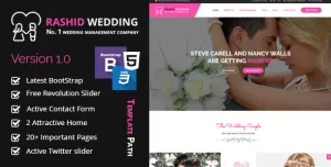 Rashid - Wedding and Event Planner HTML Template