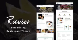 Ravier - Elegant Restaurant WordPress Theme - TemplateMonster