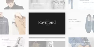 Raymond - Elegant Fashion Brand Website Template based on Bootstrap 5