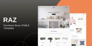 Raz - Furniture Store HTML5 Template
