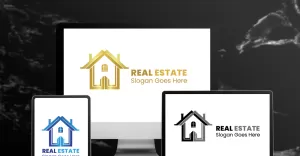 Real Estate Logo House Template