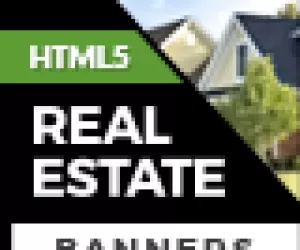 Real Estate Property Banners - HTML5 Ads