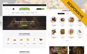 Real Food - Restaurant Store PrestaShop Theme