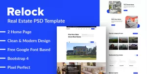 Relock - Creative Real Estate PSD Template
