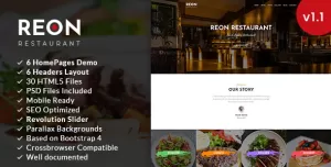 Reon  Restaurant HTML5 Template
