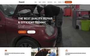 Repaid - Car Repair Service WordPress Theme - TemplateMonster