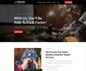 Repairo - Computer & Smartphone Repair Elementor Template Kit