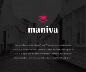 Restaurant - Cafe WordPress Theme - Maniva