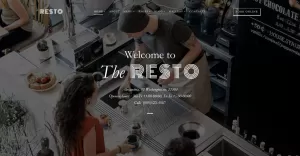Resto - Cafe & Restaurant Multipage Website Template
