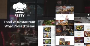 Resty - Multipurpose Food & Restaurant WordPress Theme