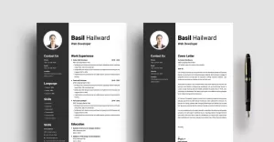 Resume/CV Template Layout