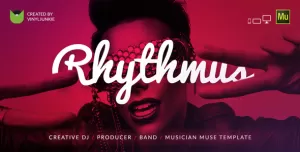 Rhythmus - Creative DJ / Producer / Musician Site Muse Template