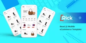 Rick – Bootstrap Mobile React JS eCommerce Template