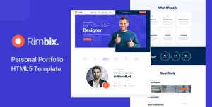 Rimbix - One Page Personal Portfolio HTML5 Template