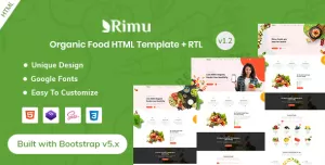 Rimu - Organic Food & Farming HTML Template