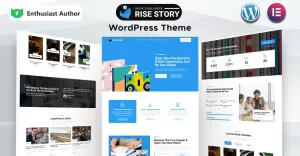Rise Story - Book Publisher & Book Author WordPress Theme