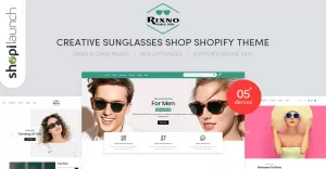 Rixno - Creative Sunglasses Shop Shopify Theme