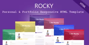 Rocky - Personal & Portfolio Responsive HTML Template