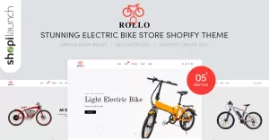 Rollo - Stunning Electric Bike Store eCommerce Shopify Theme