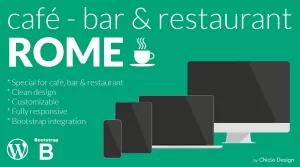 Rome - Café - Coffee Shop, Bar and Restaurant - WordPress Theme ...