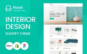 Roset - Responsive Furniture and Interior Design Shopify Theme